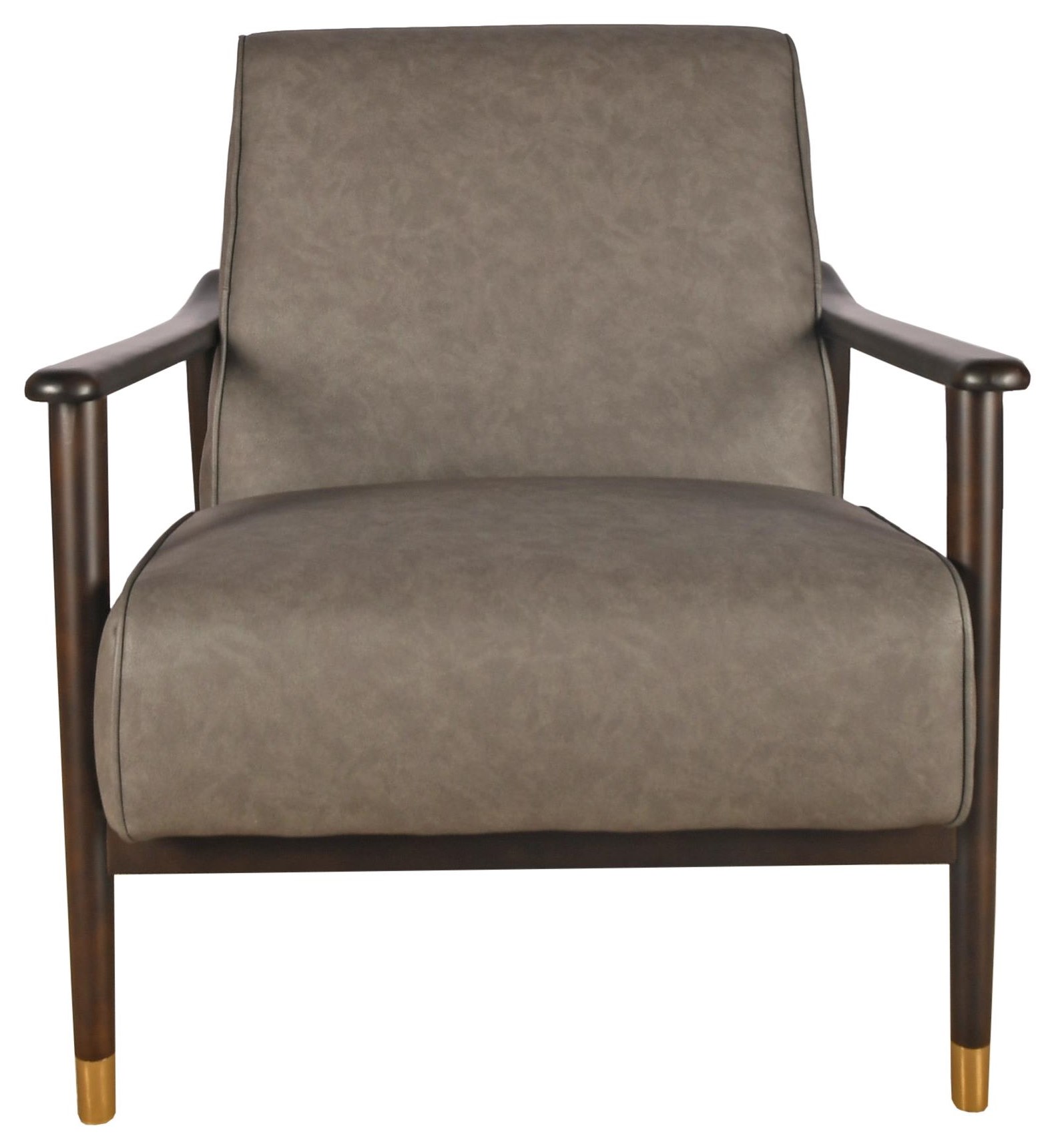 Faux leather deals accent chairs